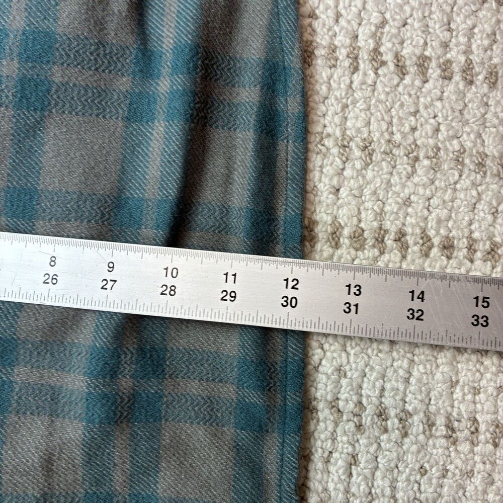 Howler Brothers Harkers Long-Sleeve Flannel Shirt Blue Gray Plaid Size XL - Picture 7 of 7